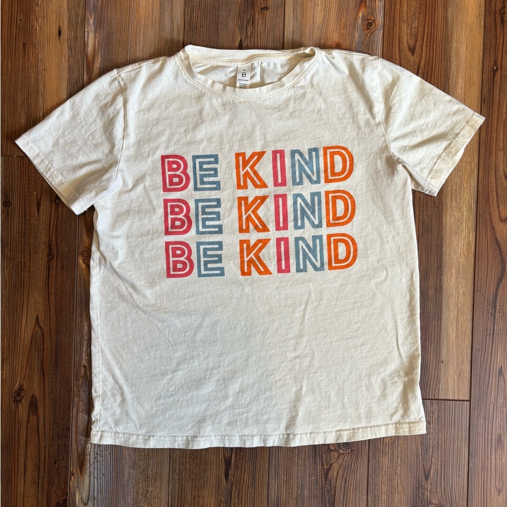 Women's 'Be Kind' Graphic Tee - Cream